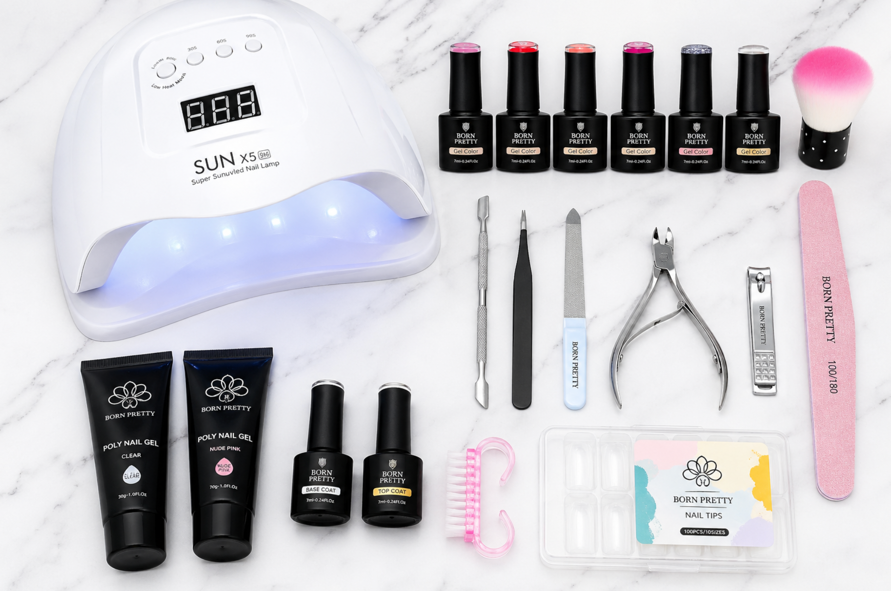 Kit de manucure complet. Résultat salon garantie