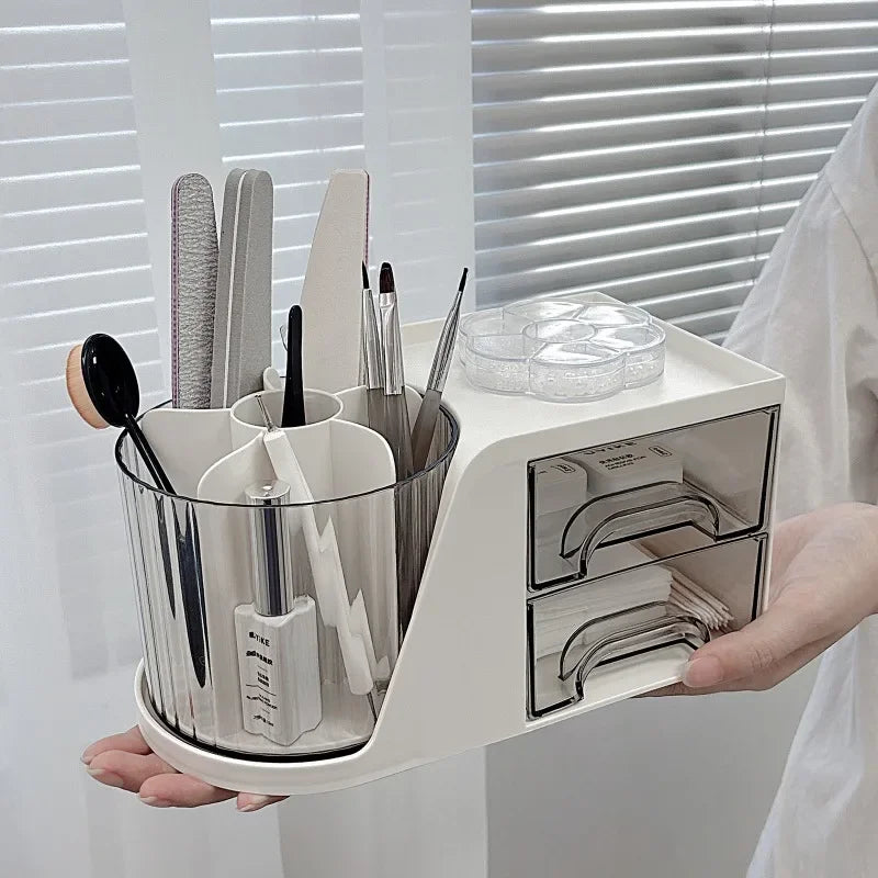 Nailbox boite de rangement transportables pour outils de manucure