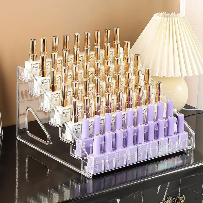 présentoir à vernis et accessoires cosmétiques/nail art