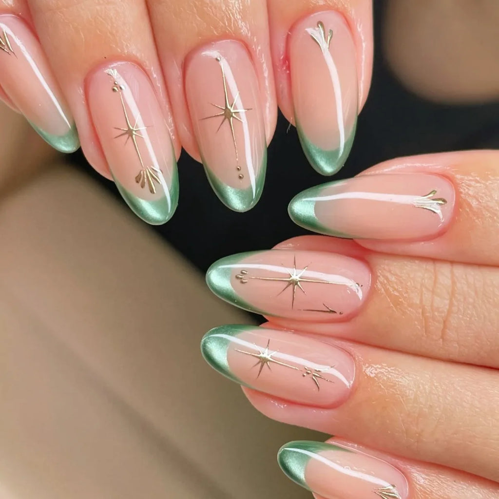 24 pièces ongles en 3D - couleurs multiples