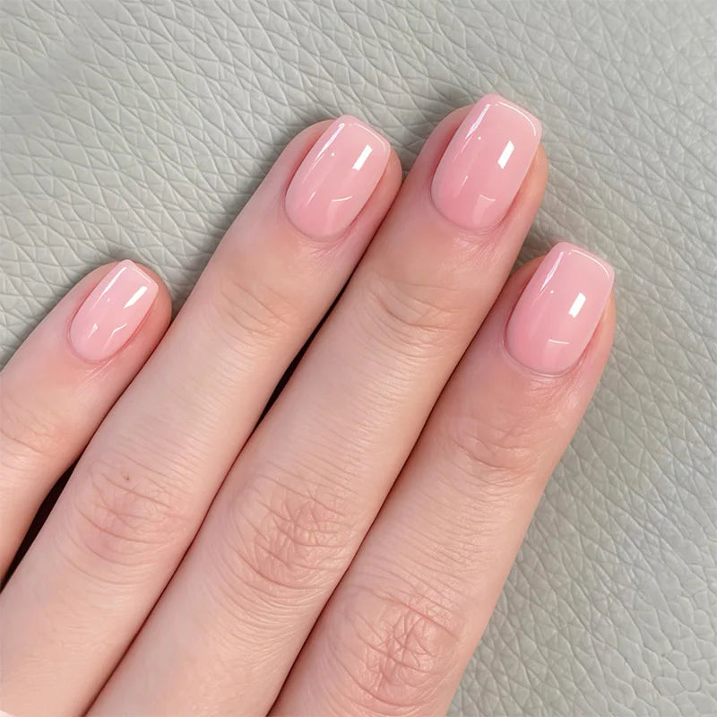 Faux ongles détachable style french carré