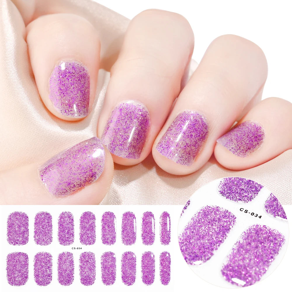 Stickers Ongles Gel Semi-Durci – Pose Facile, Résultat Salon
