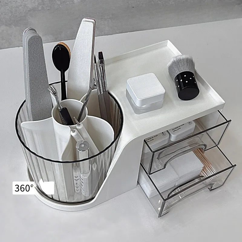 Nailbox boite de rangement transportables pour outils de manucure