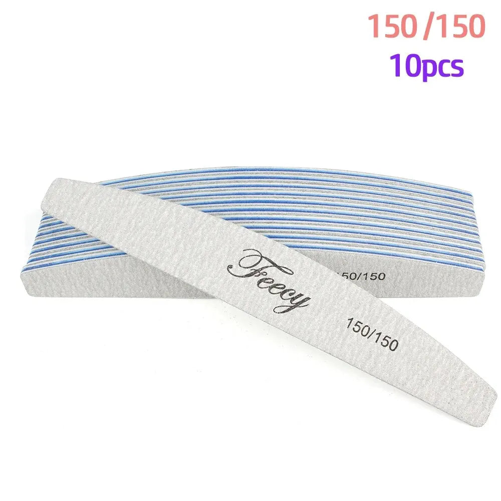 Limes à ongles proffesionnelles - lot de 10 pièces