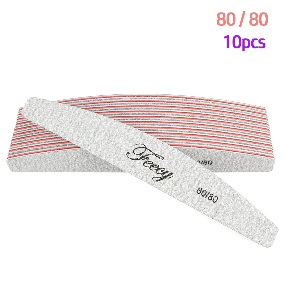 Limes à ongles proffesionnelles - lot de 10 pièces