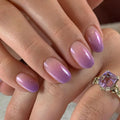 Faux ongles détachable style french carré